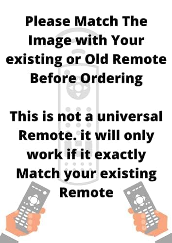 Image of Compatible for Intex Tv Remote Original Replacement for Model 3201 3204 3214 3250 3253 3254 Television - Match Remote Control by Each Keys Perfectly