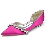 Occasions appropriées: Les chaussures de mariée à bout pointu ont un look élégant, classique, mignon et unique, vous pouvez mettre une finition parfaite sur n'importe quelle tenue pour la fête, le travail, les affaires, la date, le mariage, le cocktail, la discothèque, le retour à la maison, les mers, les voyages ou autres occasions spéciales.