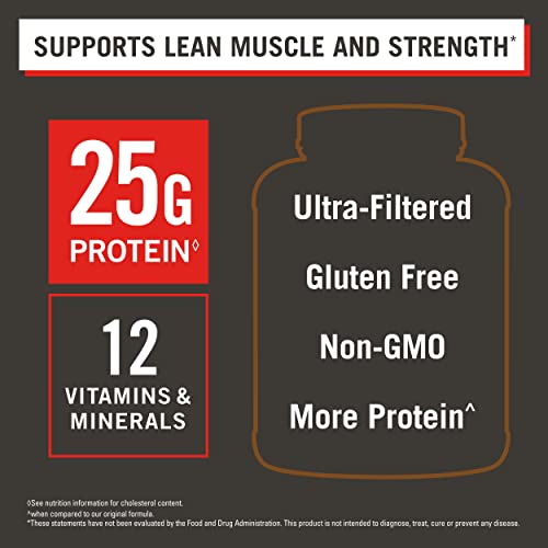 MET-Rx Natural Whey Protein Powder, Vanilla, 5 lb, Easy Mix Protein Powder, 25 g Protein, 5g BCAAs from Ultra Filtered Whey Protein, for Pre/Post Workout, Gluten Free, With Vitamin D and Vitamin C - Thumbnail 5