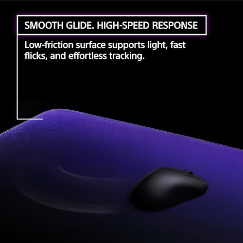 Image of Sony INZONE Mat-D Speed-Type Large Cloth Gaming Mousepad, 480x400mm, Low Friction, Non-Slip Rubber Base, Edge Stitched, 4mm Thickness, Developed with Fnatic | Low-Friction Speed-Type Cloth, 4 Mm Rubber Base, Edge-Stitched, Developed with Fnatic, Water-Repellent