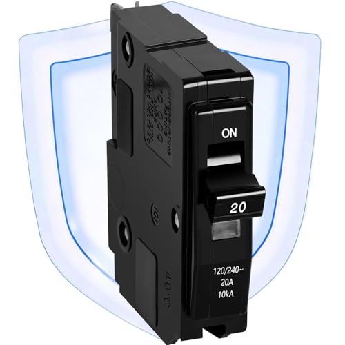20Amp 1-Pole Circuit Breaker for QO120CP Compatible with SD QO Load Center CSED and NQOD Distribution Panels 120/240 V 10kA