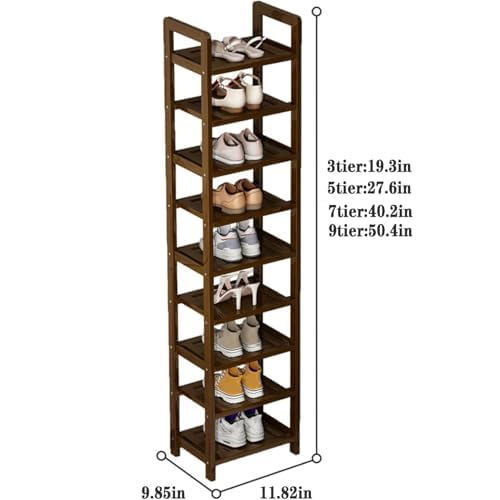 Rangement vertical à chaussures compact et meuble de rangement ultra stable - 2