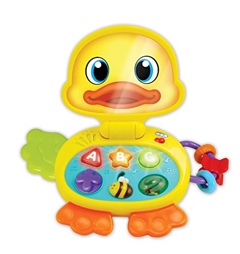 Laptop Baby Patinho Com Gravação Winfun Multicor
