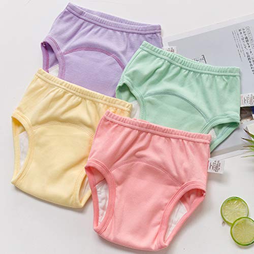 Adorel Baby Meisjes Trainingsbroekjes Herbruikbare Set van 4 - Afbeelding 5