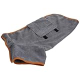 TOYANDONA Pet Bathrobe for Dogs and Cats Fast Drying Grooming Towel Full Coverage Design Lightweight and for Small and Large Pets