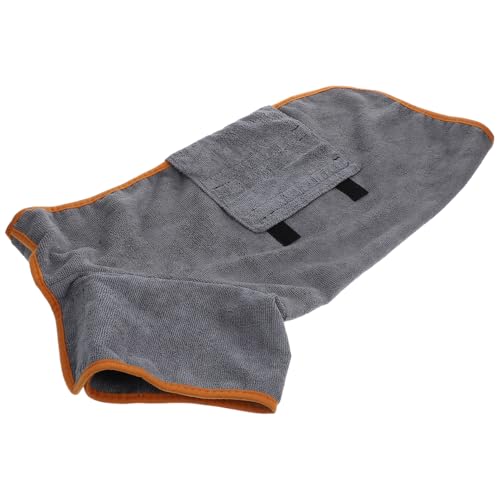 TOYANDONA Pet Bathrobe for Dogs and Cats Fast Drying Grooming Towel Full Coverage Design Lightweight and for Small and Large Pets