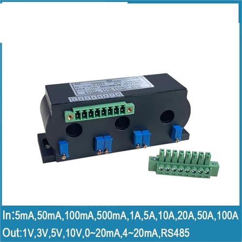 Sensor de corriente Hall para evitar sobrecargas en sistemas trifásicos AC 75A 3