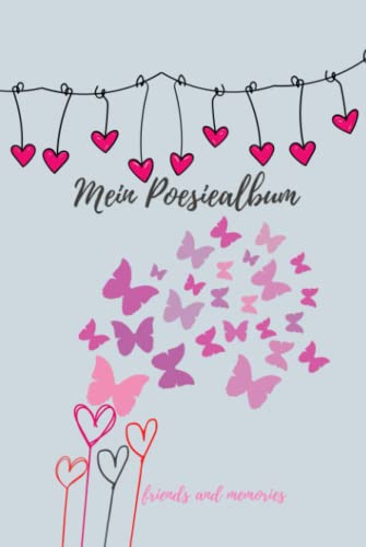 149 Seiten, Freundschaftsalbum , Freundebuch und Poesiealbum für Freunde, Mädchen, Jungen, zum Ausfüllen vorgefertigter Eintragungen UND zusätzlich ... Geschenkidee – tolles Format – ca. > DIN A5