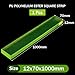 TIHONORI Polyurethane PU Square Rod Anti-Vibration Elastic Shock Absorbing Industrial Rubber Strip 1m Long 12mm Thick for Machines DIY,12×70mm