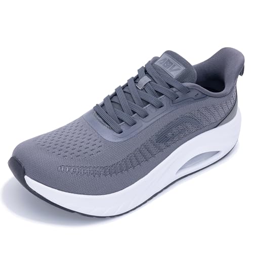 QAUPPE Wide Toe Box Shoes for Men Walking Shoes with Arch Support Plantar Fasciitis Orthotic Sneakers Tennis Sneakers US 8-13