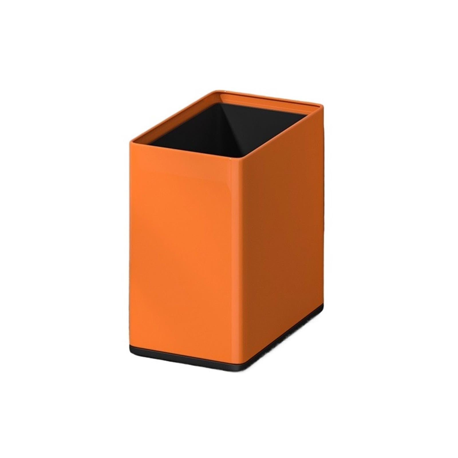 Hhmmei2024-23 Orange Rubbish And Waste Bin Household Living Room Trash Can Trash Can(Orange)