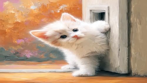 Rompecabezas de gato de 1000 piezas, un regalo creativo y gran reto artístico para adultos