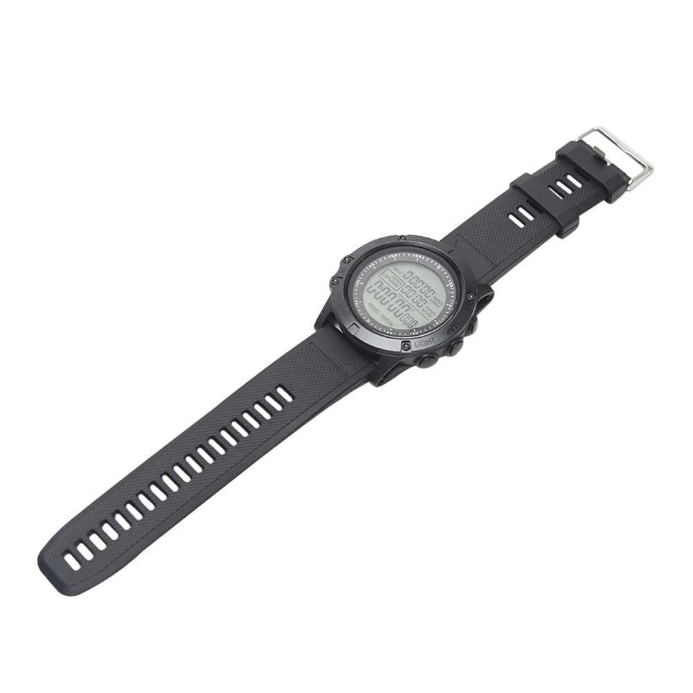 Montre d'arbitre de football avec minuteur, minuteur, veilleuse et compte à rebours de football, chronomètre, jeu de match pour instructeur de sport, grand cadran lumineux, montre de sport (noir)