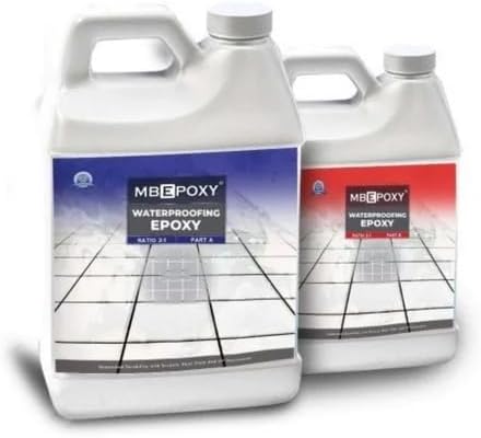 Waterproofing Resin | 4kg | Strong Epoxy Based Waterproof Coating for Concrete, Roofs, Bathrooms, Basements & Tanks | High Strength Leak Proof Sealing Compound for DIY, Construction