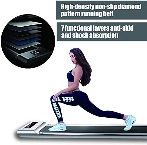 AJUMKER Folding Treadmill 16KM/H,12KM/H Electric Hydraulic Treadmill Folding Motorized Running Machine Adjustable Incline and 2HP Motor,LED Display for Home Office Fitness