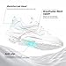 Womens Ladies Walking Shoes Fashion Running Sneakers Casual Comfor Lightweight Breathable Soft Sole Gym Tennis Work White