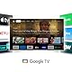 THOMSON Google TV Streaming Box 240, 4K UHD, Google Assistant, Google Cast, Wi-Fi, Bluetooth 5.0, HDMI 2.1, Dolby Atmos, Dolby Digital+, HDR10, 2 GB RAM, 8 GB Speicher