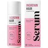 Razor Bump Stopper with Dark Spot Remover, Ingrown Hair Treatment for Bikini Area and Razor Bumps Treatment - Salicylic Acid After Shave Solution for Ingrown Hairs & Razor Burns