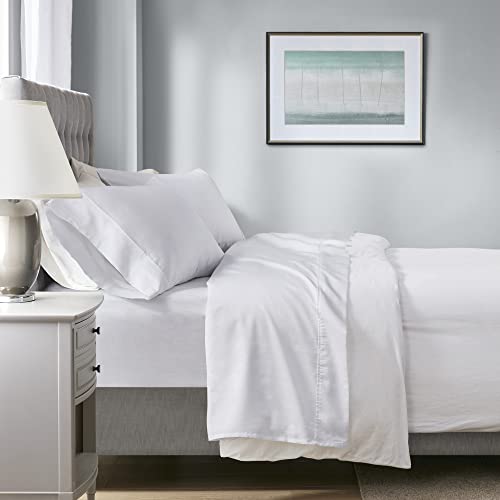 Beautyrest 1000TC Cotton Blend Sheet Set, Full White, 4 pcs