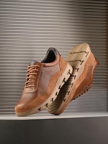 Image of MONDAIN Sandals for Men | Leather | Comfortable Stylish | Premium Look | Durable Everyday Footwear | Casual & Formal Wear | Office, Daily Use & Outings | Modern Design | Comfort Focused Fit |