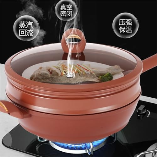 Wok de aleación de titanio con micropresión antiadherente miniatura 4