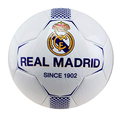 BALON REAL MADRID MEDIANO BLANCO-AZUL