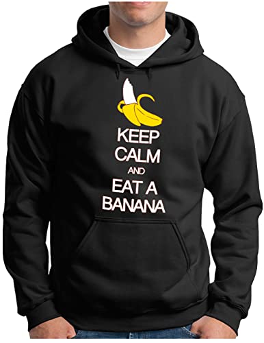 Sweat à capuche Keep Calm and eat a Banana le cadeau drôle idéal