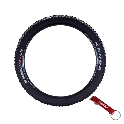 Kenda Nevegal 2 Pro K1211 27.5x2.60 Mountain Bike Tire with an Aggressive Tread for Hard Pack & Loose Terrain, All-Mountain/Downhill/Enduro Bikes, Up to 30mph, w/Keychain