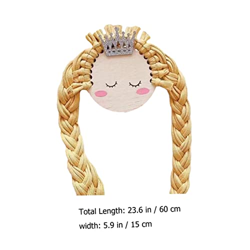 Décor de cheveux style occidental avec support suspendu