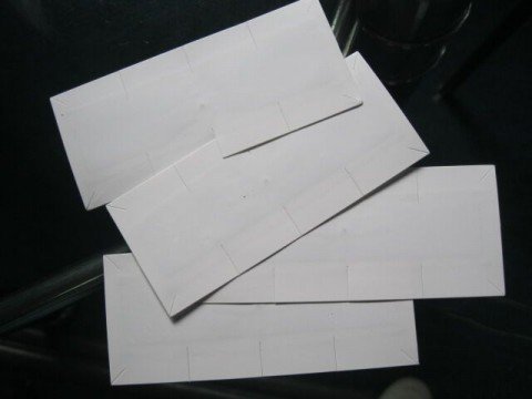 KingGo 960MHZ Access Control Car Paper Uhf Windshield UHF Tag with Long Distance 50pcs