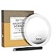 20X Magnifying Mirror & Slant Tweezers Makeup Application & Eyebrow Removal Essentials | Round Mirror With 3 Suction Cups & Stainless Steel Slant Tip Tweezer For Daily Beauty Routine 4 Inch (20x)