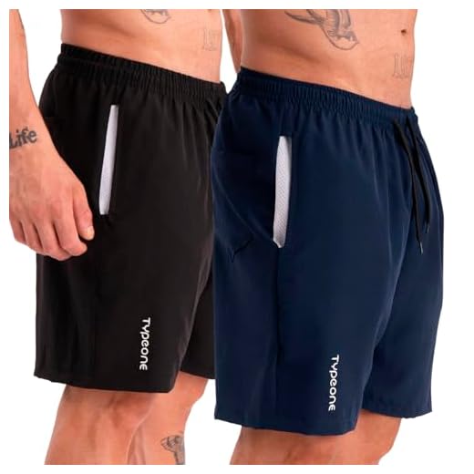 Kit 2 Shorts Masculina Tactel Com elastano Mauricinho Esportivo Verão Cross Fit Praia (BR, Alfa, G, Regular, Regular, Preto/AzulMarinho)