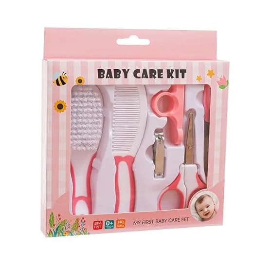 Economical Store Baby Nail Kit, 6-in-1 Baby Boy/Girl Nail Care Set with Cute Case, Baby Nail Clippers, Scissors, Nail File & Tweezers Gentle Baby Nail Clippers - Easy Grip, Safe for Newborns-image-32