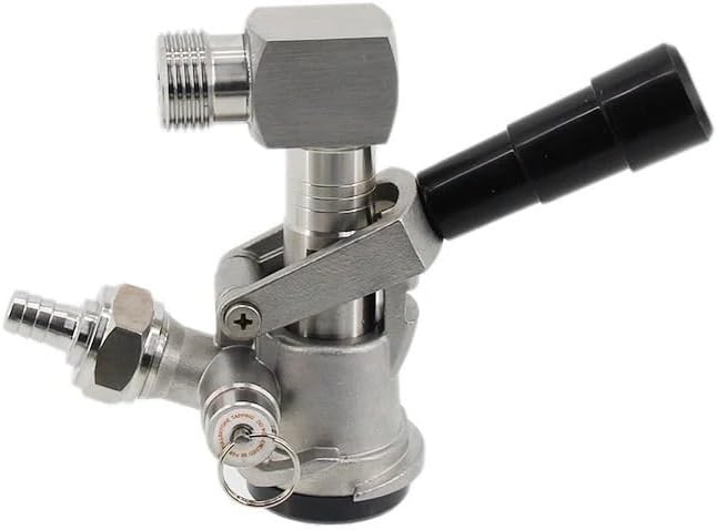 Beer Elbow Fitting Low Profile Out Elbow Bend for Keg Coupler Female Beer Thread to Male Beer Thread 5/8" BSP Use Narrow Space