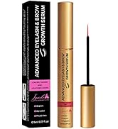 Advanced Eyelash & Brow Growth Serum Boost Length, Volume, and Thickness ~ Biotin, Peptides, Kera...