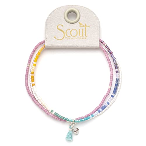 Scout Curated Wears - Chromacolor Miyuki Bracelet Trio - Bright Multi/Silver3