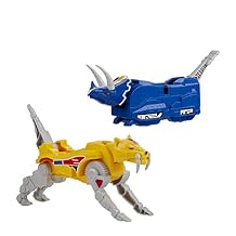Power Rangers Dino Mosa Razor Zord per Bambini dai 4 Anni in Su, Robot Dino Morphing con Sistema di Costruzione Personalizzato Zord Link, Blu