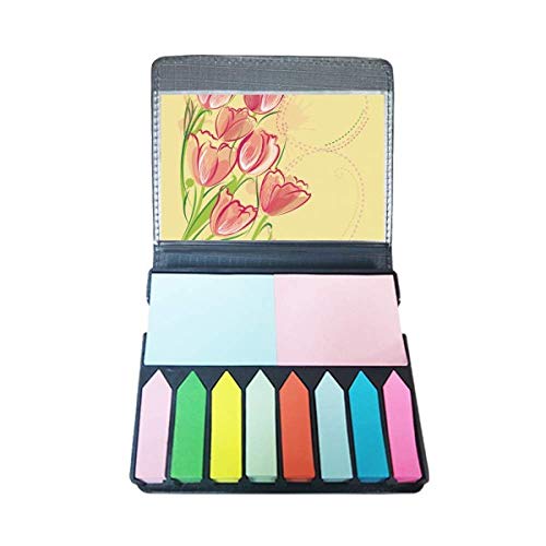 Tulipe peinte à la main et autocollant floral pour décoration de page et bullet journal