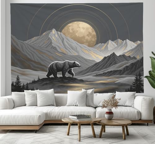 Tapiz de tela montaña de 200x150cm para un dormitorio acogedor