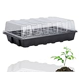 Conjunto de invernadero de cultivo con 24 macetas de cultivo para cultivo de semillas para plantar semillas