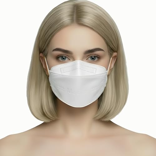 Faciemf 20x Mascarillas Ffp2 Dm Lk 100 Fabricado En Alemania Mascarilla Protectora Con Forma De Pez Certificado Ce En 149:2001 A:2009 2233 Geptest E Oeko Tex Viru-Fil