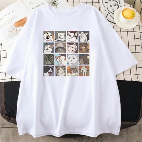 T-Shirt Homme Chat Puzzle Créatif : Fini la Transpiration avec ce Haut