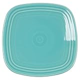 Fiesta Square Salad Plate, 7-1/2-Inch, Turquoise