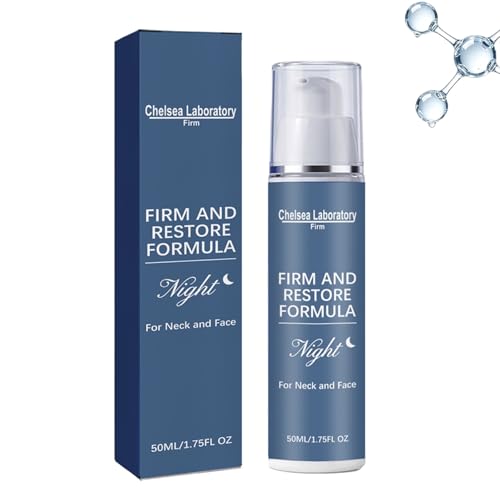 Chelsea Laboratory Firm and Restore Night Formula Cream Hydrating Wrinkle Cream for Smoother Neck Face (1PC)