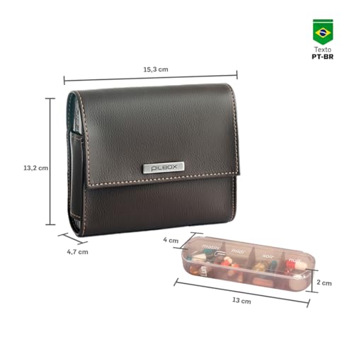 Porta Comprimidos PILBOX Maxi Chocolate