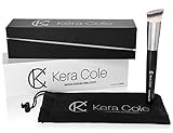 Kera Cole Premium Flat Angled Contouring Makeup Brush - Experience the Ultimate in Face Sculpting and Contouring. Ultra Soft Synthetic Bristles.