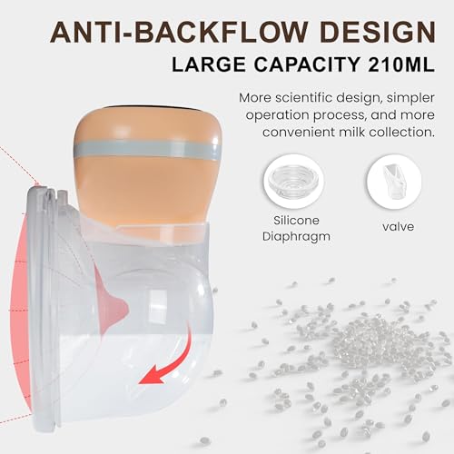 Image of Wearable Electric Breast Pump for Mothers | Automatic Hands Free Breast Milk Pump Machine with 3 Modes & 9 Level Suctions | Portable Breast Pump Electrical with Stimulation & Massage Mode, LED Screen Display, 210ml BPA Free Milk Cup, Rechargeable Battery
