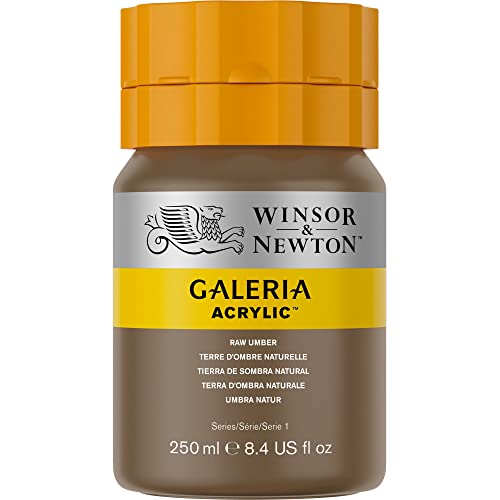 Image of Winsor & Newton Galeria Acrylic Color Tube, 250ml, Raw Umber
