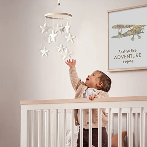 Ebingmima Baby Mobile For Crib - Boho Crib Mobile - Felt Star Mobile - Gender Neutral Baby Mobile - Boho Nursery Decor thumb #4