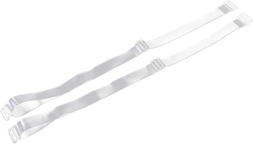 Miniatura 2 de Vpang 10 pares de correas de sujetador transparentes ajustables correa de hombro de repuesto transparente